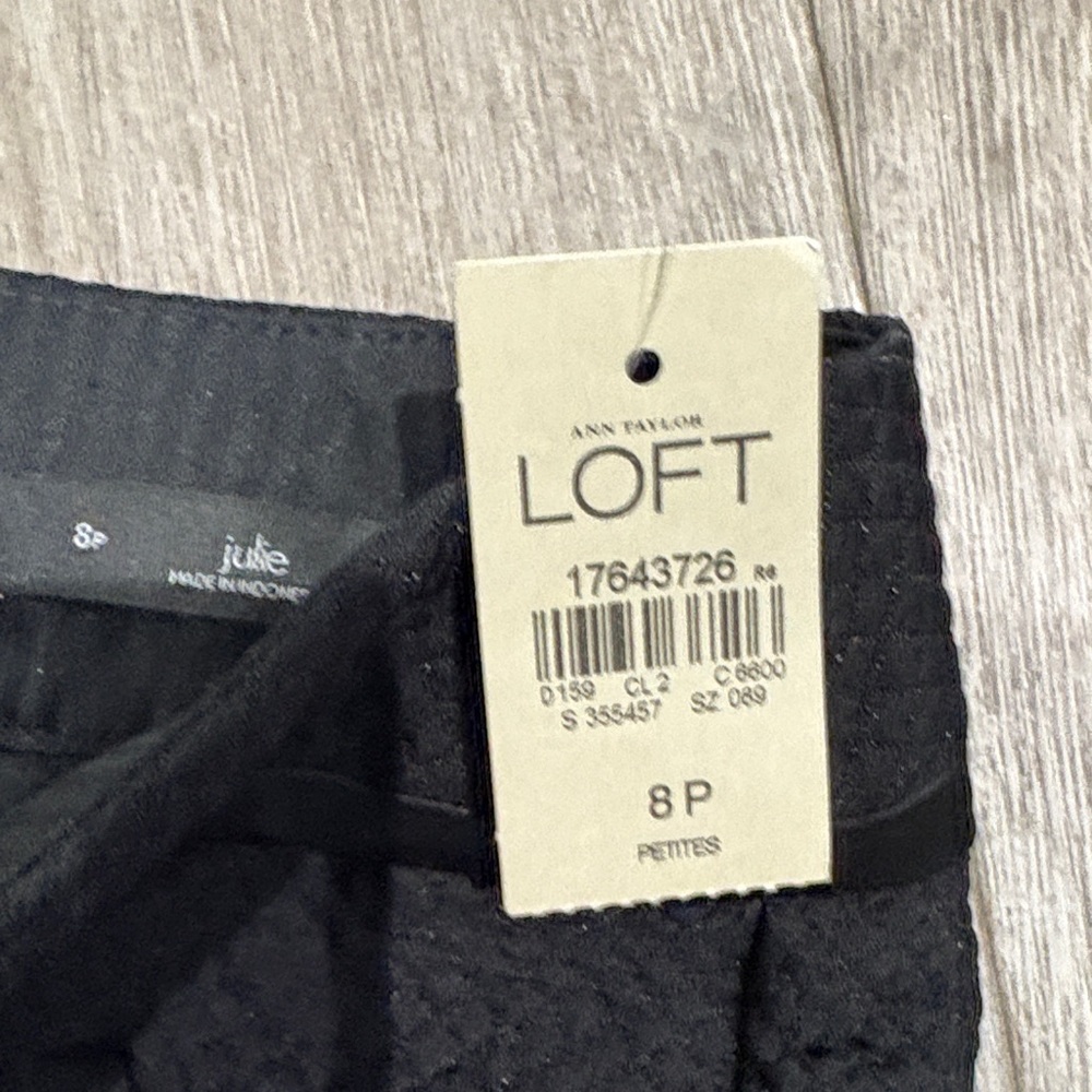 LOFT Textured Black Pants - Picture 5 of 11